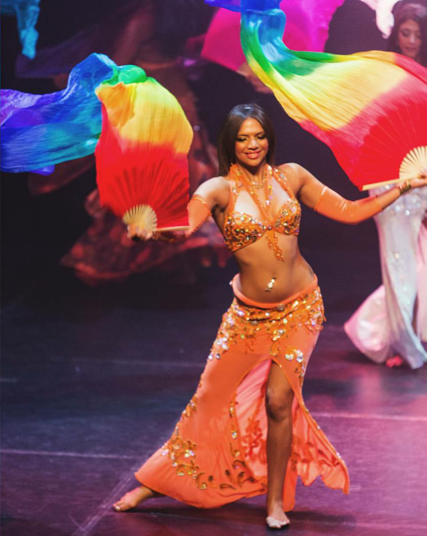 Cherri Fan Veils Belly Dance