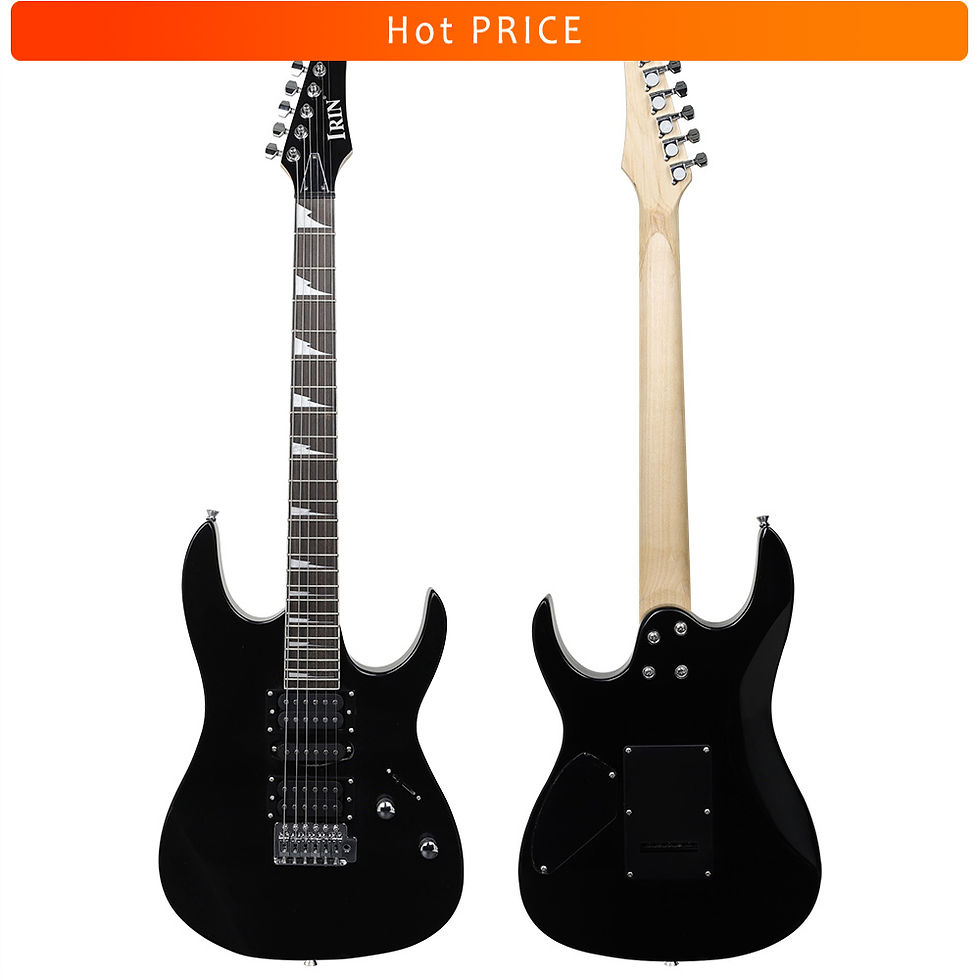 Miniatura: 6 Strings 24 Frets Electric Guitar Maple Body Electric Guitar Guitarra With Bag 