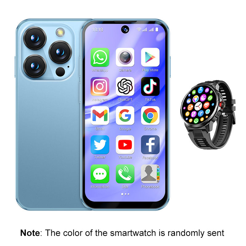 Miniatura: SERVO 19PRO Flagship Mini Smartphone Android12 System 4G Network 3GB+32GB Face U