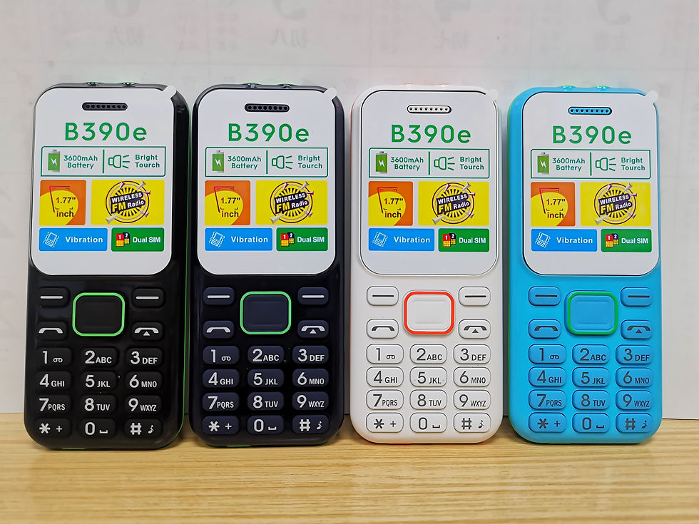 Miniatura: Cheap 2G GSM Senior Mobile Phone 1.77" Display Dual Sim Big Battery Long Standby