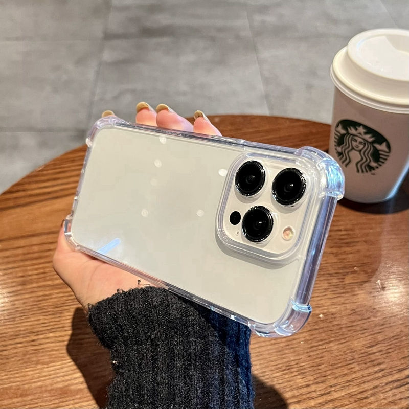 Thumbnail: Soft Transparent Phone Case For iPhone 11 12 13 14 15 16 Pro Max X Xs XR Max 7 8