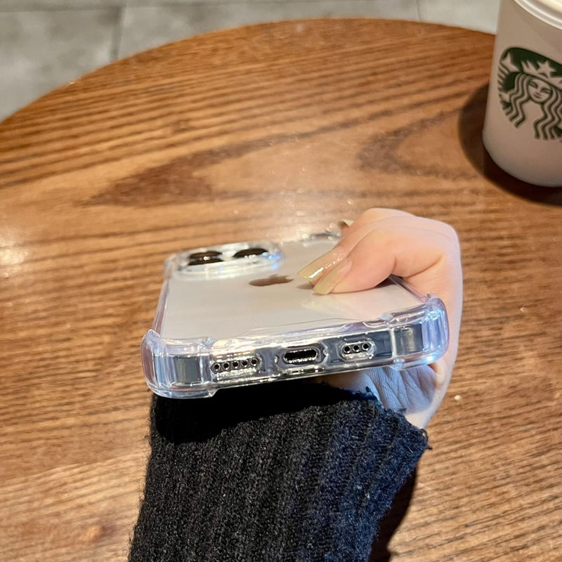 Thumbnail: Soft Transparent Phone Case For iPhone 11 12 13 14 15 16 Pro Max X Xs XR Max 7 8