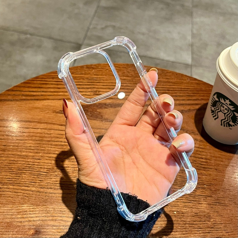 Soft Transparent Phone Case For iPhone 11 12 13 14 15 16 Pro Max X Xs XR Max 7 8