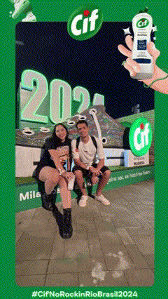 Imagem destacando ativações da Phygital Solutions no Rock in Rio 2024 com games, photo opps, gincanas e experiências sensoriais.