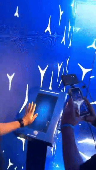 Ativações da Phygital Solutions no Rock in Rio 2026 com Beat Hero, Capture Booth, reconhecimento facial, Social Wall, Roaming Booth e impressão personalizada.