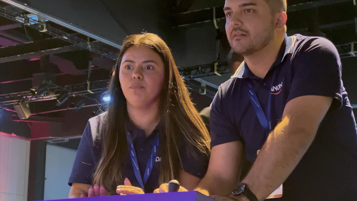 Engajamento do público em ativação interativa da Danone desenvolvida pela Phygital Solutions