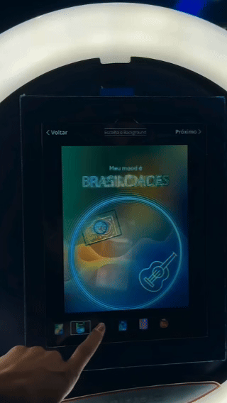 Ativação da Prudential no Rock in Rio 2026 com Capture Booth, IA, impressão de fotos e Social Wall desenvolvida pela Phygital Solutions para a TV1.