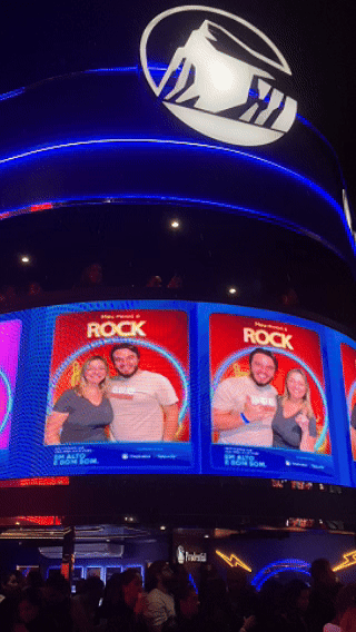 Ativação da Prudential no Rock in Rio 2026 com Capture Booth, IA, impressão de fotos e Social Wall desenvolvida pela Phygital Solutions para a TV1.