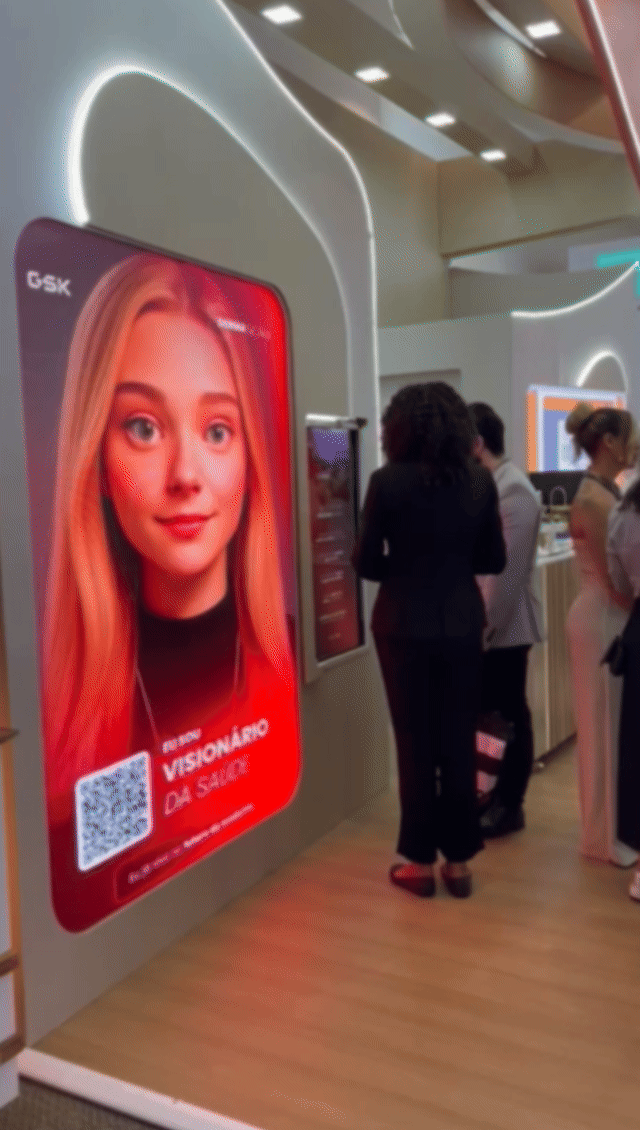 No Congresso Brasileiro de Dermatologia 2025, a Phygital Solutions apresentou uma ativação interativa com IA Booth e Social Wall para a GSK.