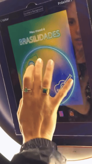 Ativação da Prudential no Rock in Rio 2026 com Capture Booth, IA, impressão de fotos e Social Wall desenvolvida pela Phygital Solutions para a TV1.