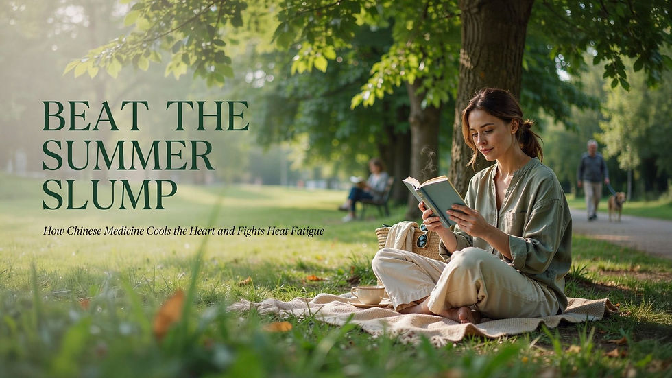 A LADY READING A BOOK UNDER A TREE