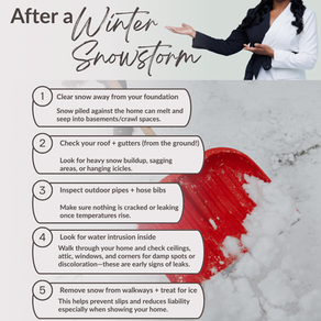 5 Things To Do After a Winter Snowstorm 