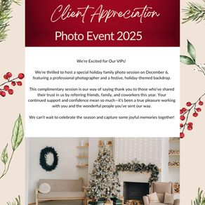 Client Appreciation Photo Event 2025