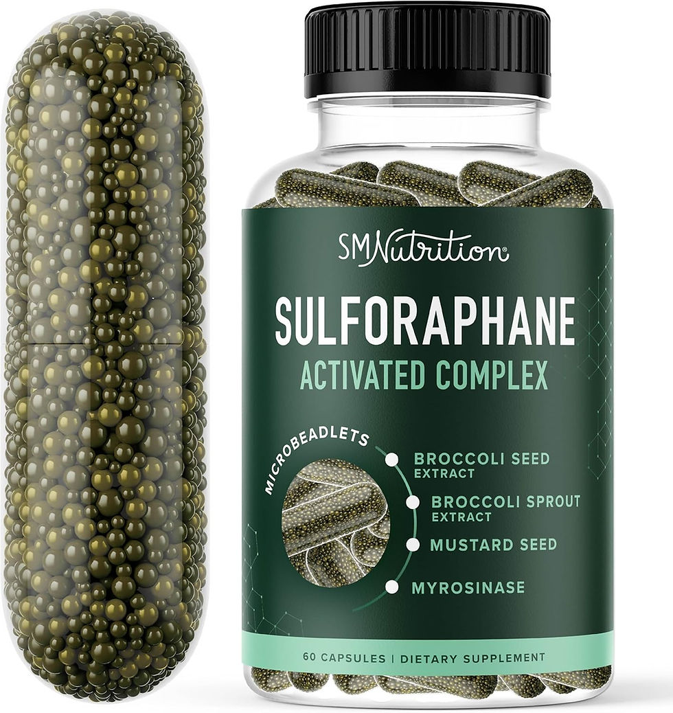50MG Sulforaphane Supplement from Broccoli Sprouts, supporting cancer prevention, immune health, and chronic illness relief t