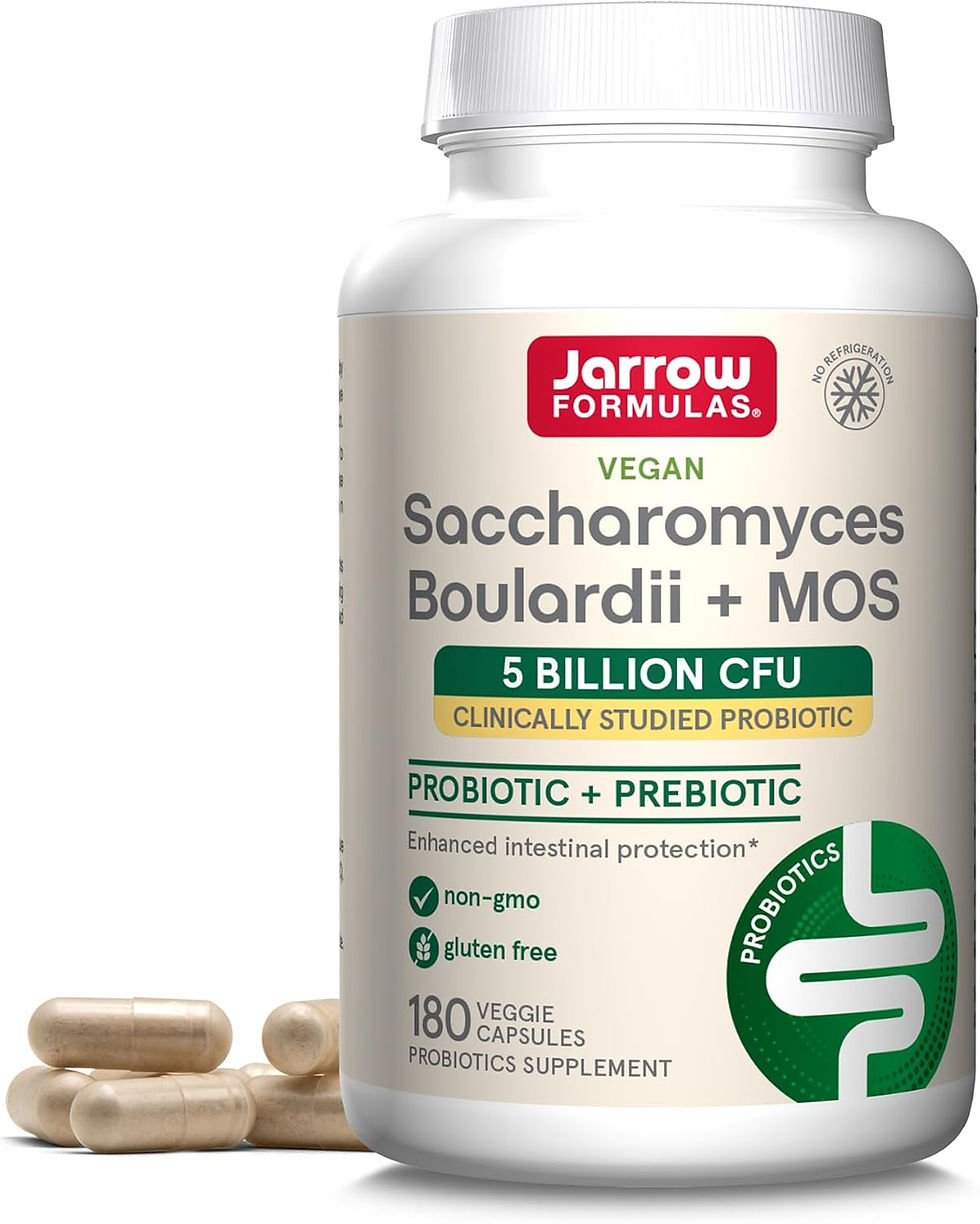 Thumbnail: Jarrow Formulas Saccharomyces Boulardii Probiotics + MOS 5 Billion CFU Probioti