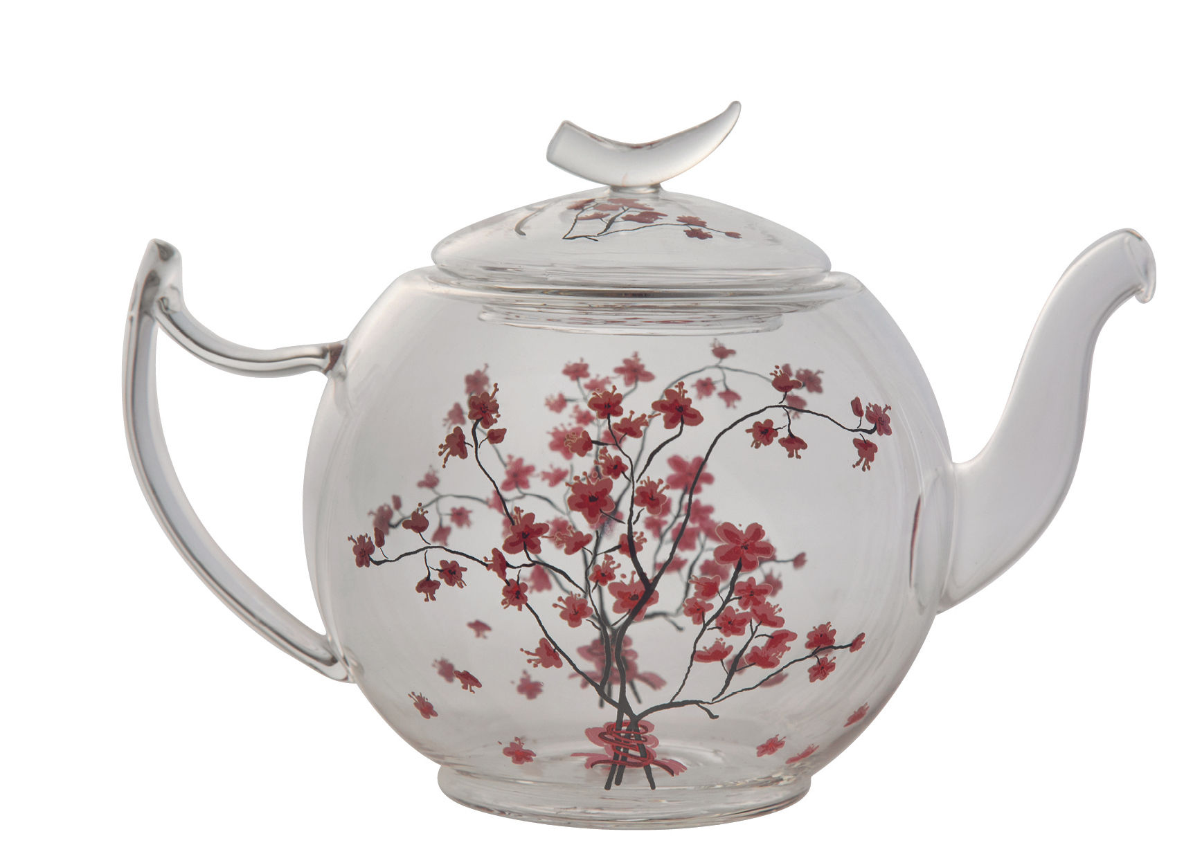 Glas-Tee-Set "Cherry Blossom"  für 2 Personen