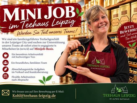Tee lieben. Menschen begeistern. Werden Sie Teil unseres Teams!