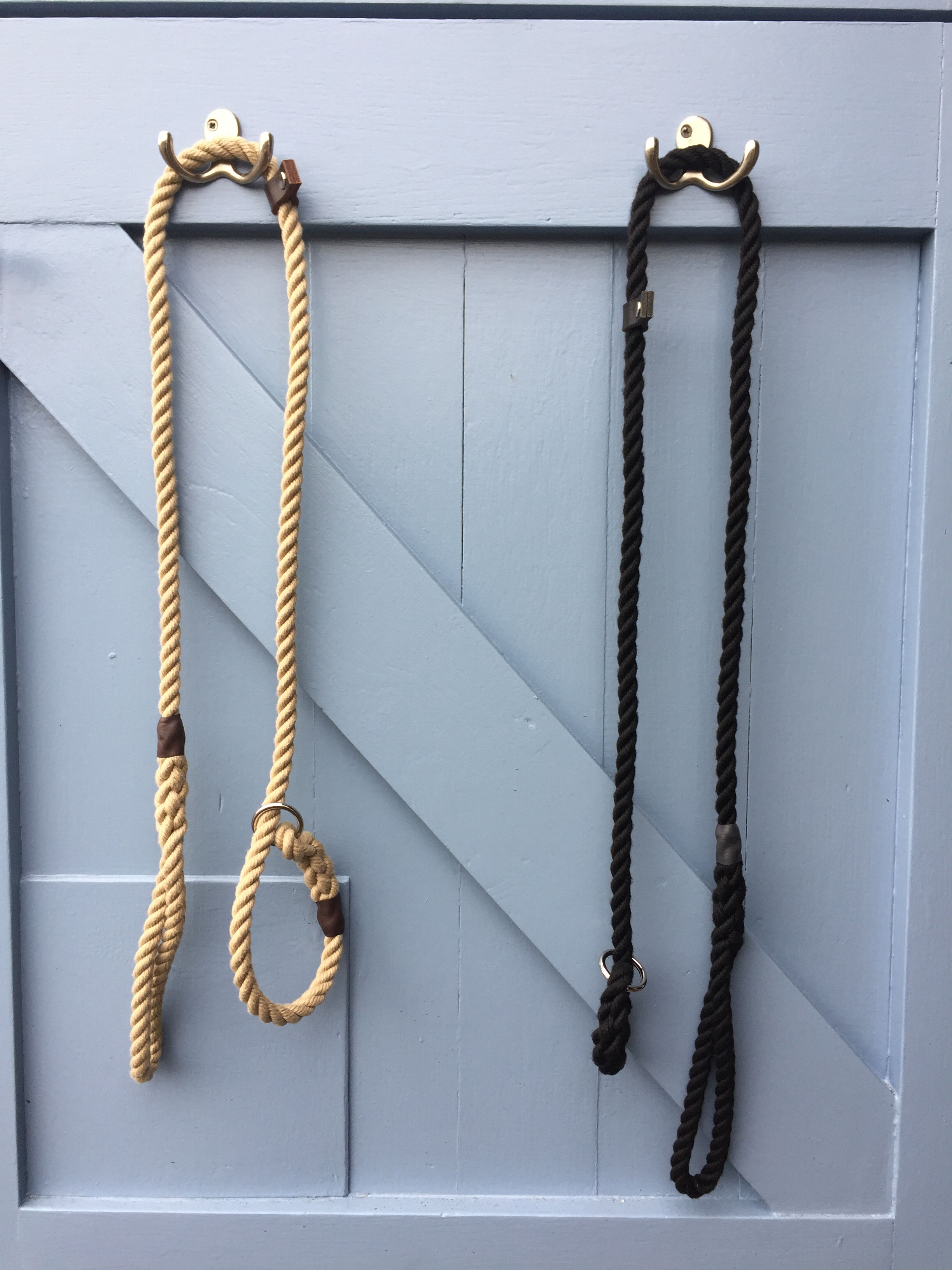 Slip Lead 10mm with Leather Stop