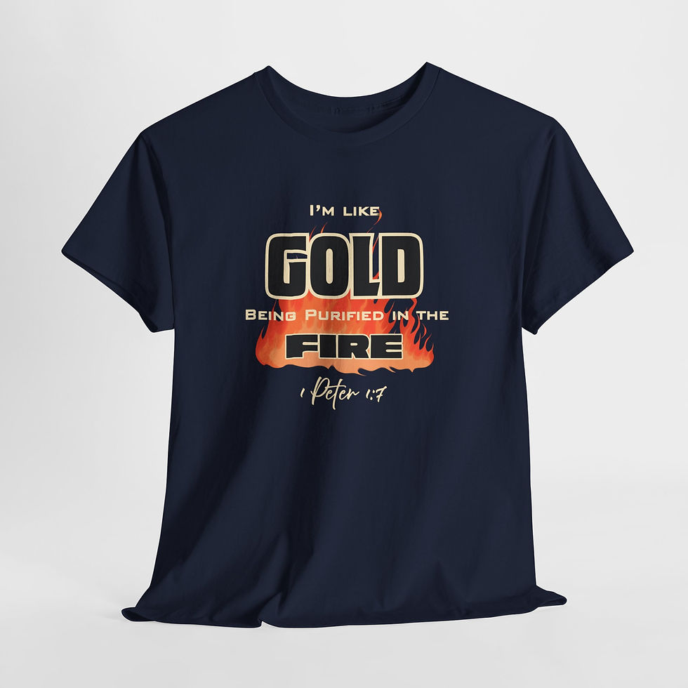 Thumbnail: "Gold Being Purified in the Fire" Tee (Various Colors)