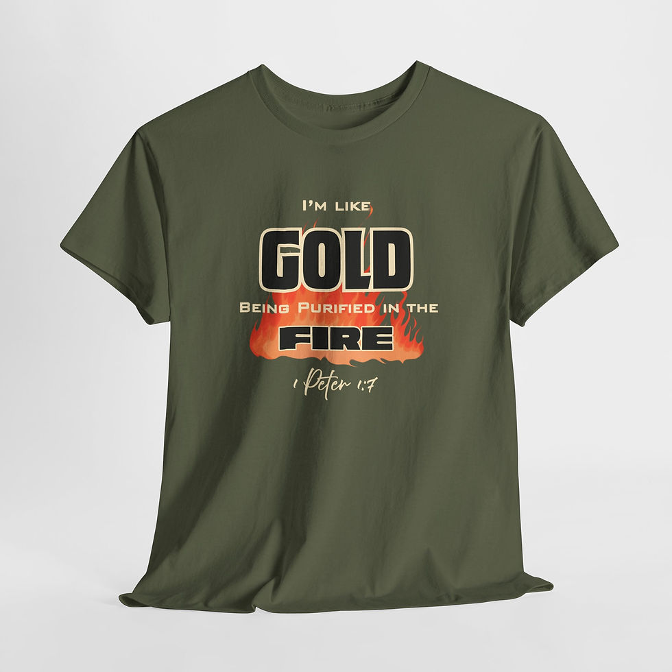 Thumbnail: "Gold Being Purified in the Fire" Tee (Various Colors)