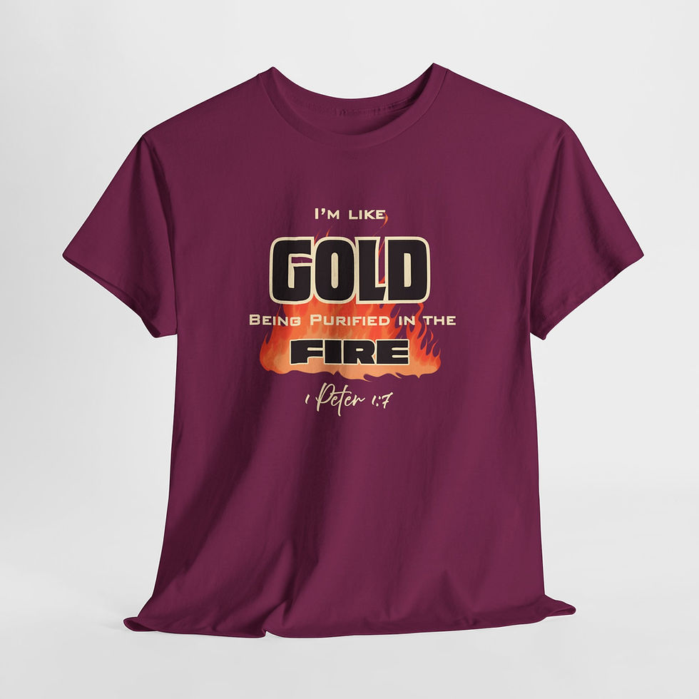 Thumbnail: "Gold Being Purified in the Fire" Tee (Various Colors)
