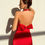 Miniatura: Vestido vermelho laço
