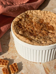Gezonde mug cake met stroopwafel