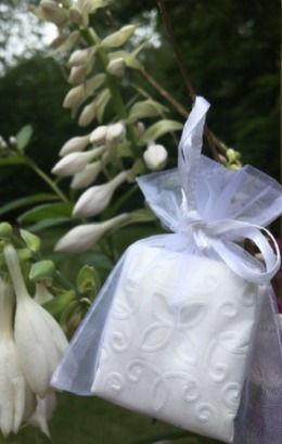 Thumbnail: Floral Radius Embossed & Scented Travel Hand Towels