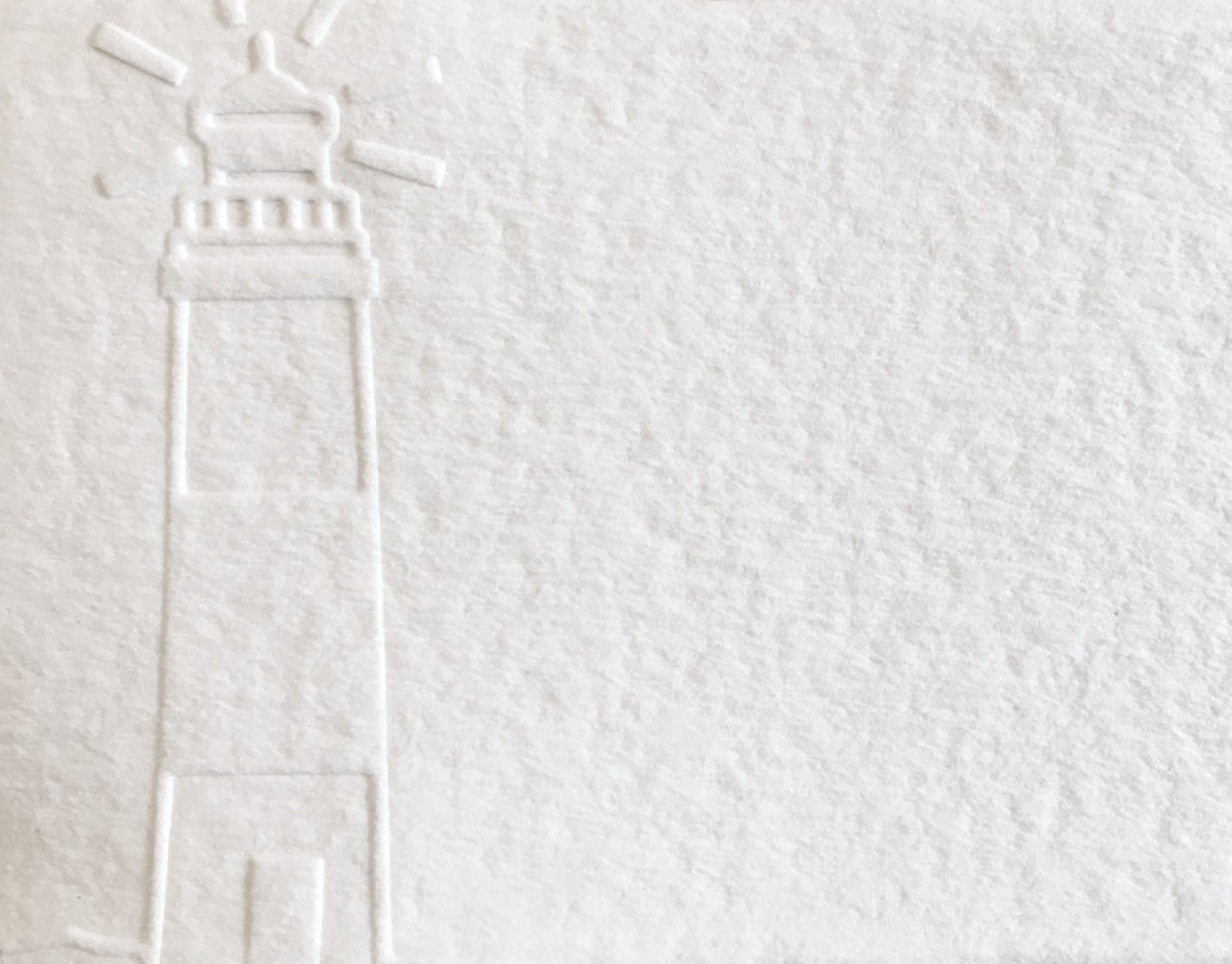 Lighthouse Embossed & Scented Travel Hand Towels