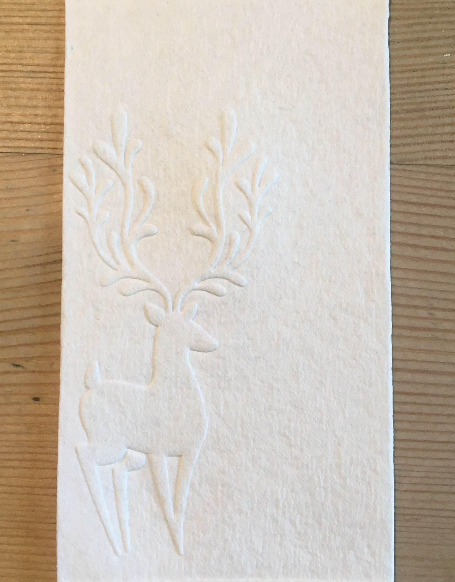 Deer Embossed & Scented Travel Hand Towels