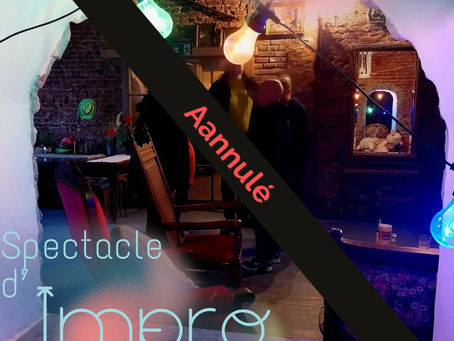 Spectacle impro annulé