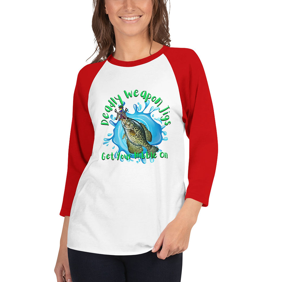 Thumbnail: 3/4 sleeve raglan shirt