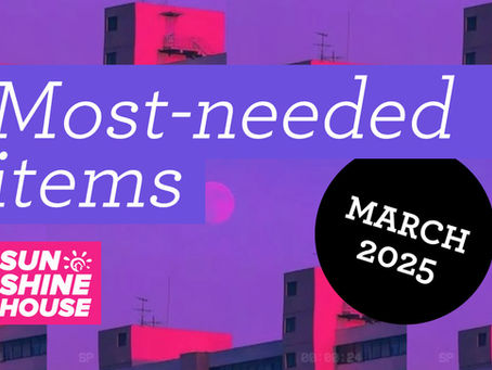 Most-Needed Items for March 2025
