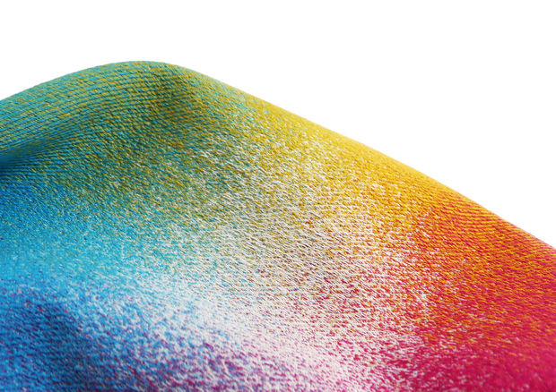 CMY+BlackWhite color gradient | 2022
Continuing the binding technique to create a color gradient