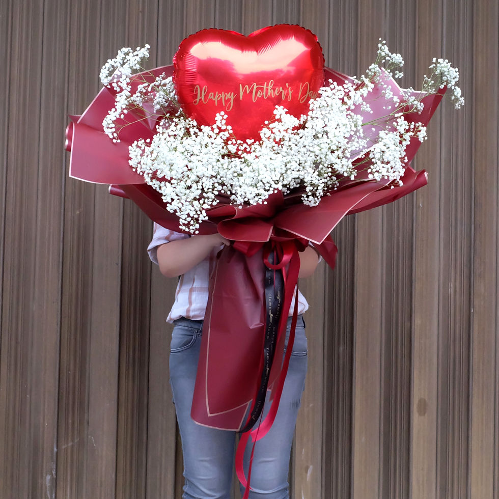 Giant love bouquet