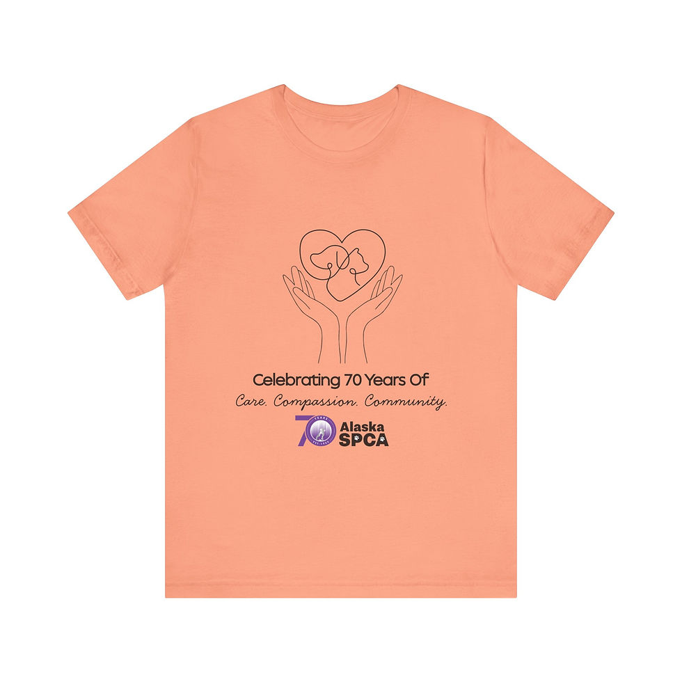 Thumbnail: Alaska SPCA Anniversary Tee: Heart in Hands
