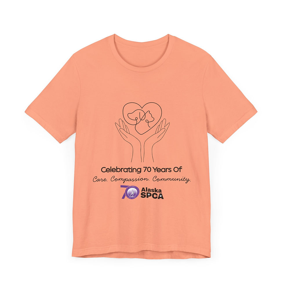 Thumbnail: Alaska SPCA Anniversary Tee: Heart in Hands