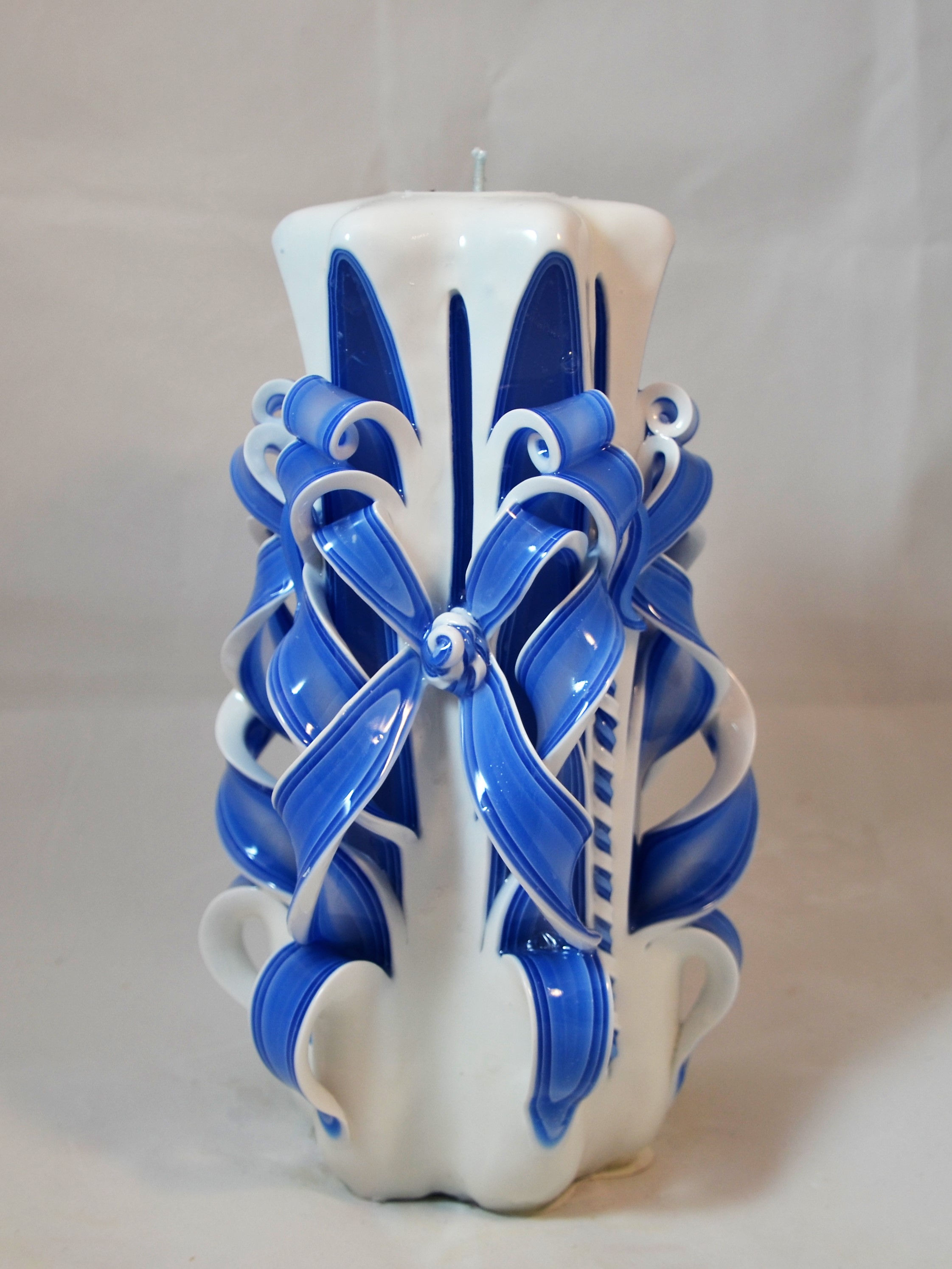 Country Blue Medium Centerpiece Double Bow