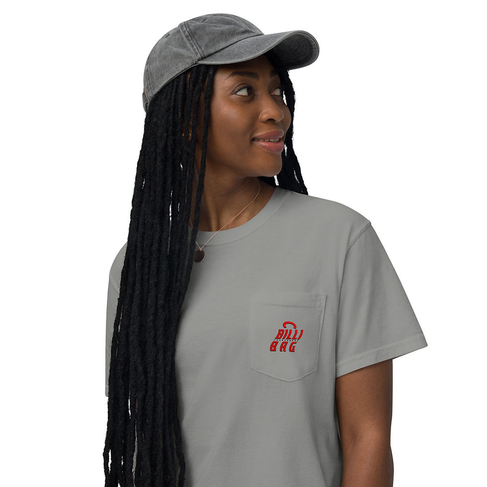 Thumbnail: Unisex garment-dyed pocket t-shirt