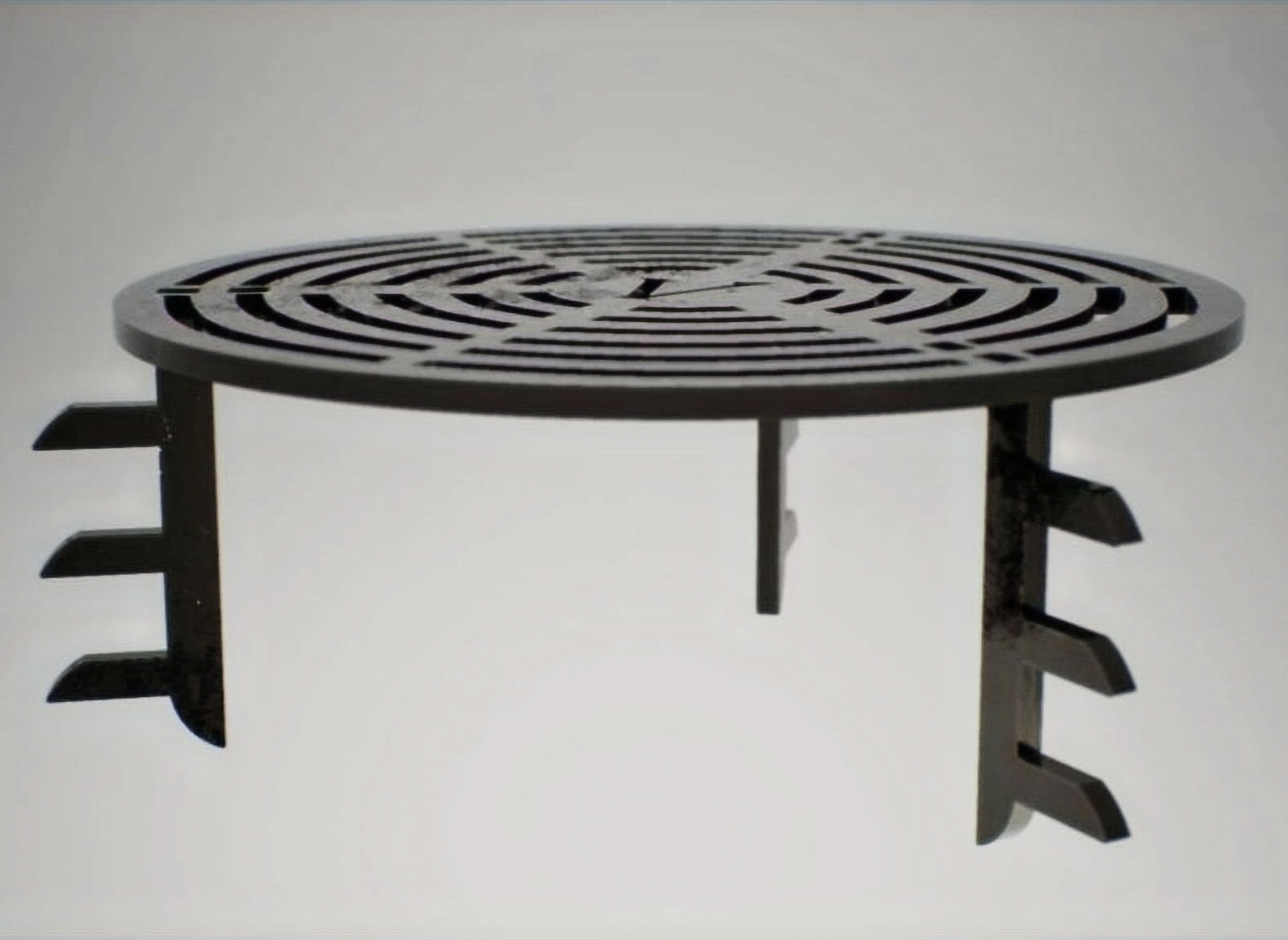 grille de cuisson pour brasero vu de coté