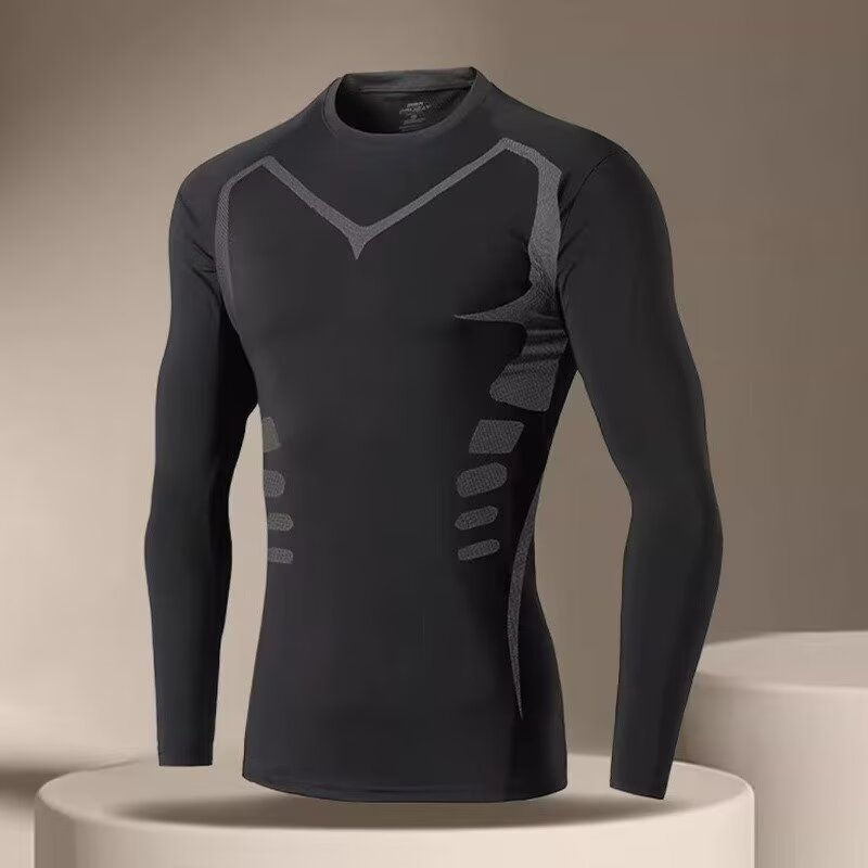 Men's Quick-Dry Compression Base Layer T-Shirt | Running & Gym