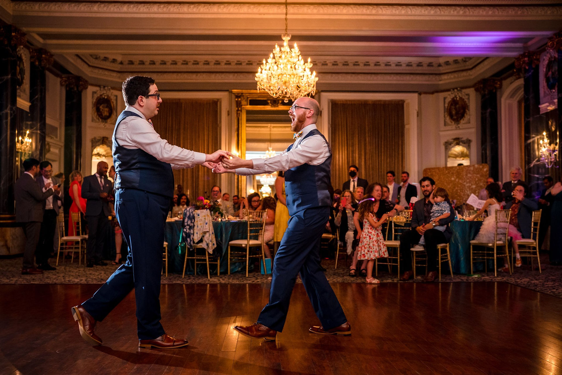 two grooms first dance