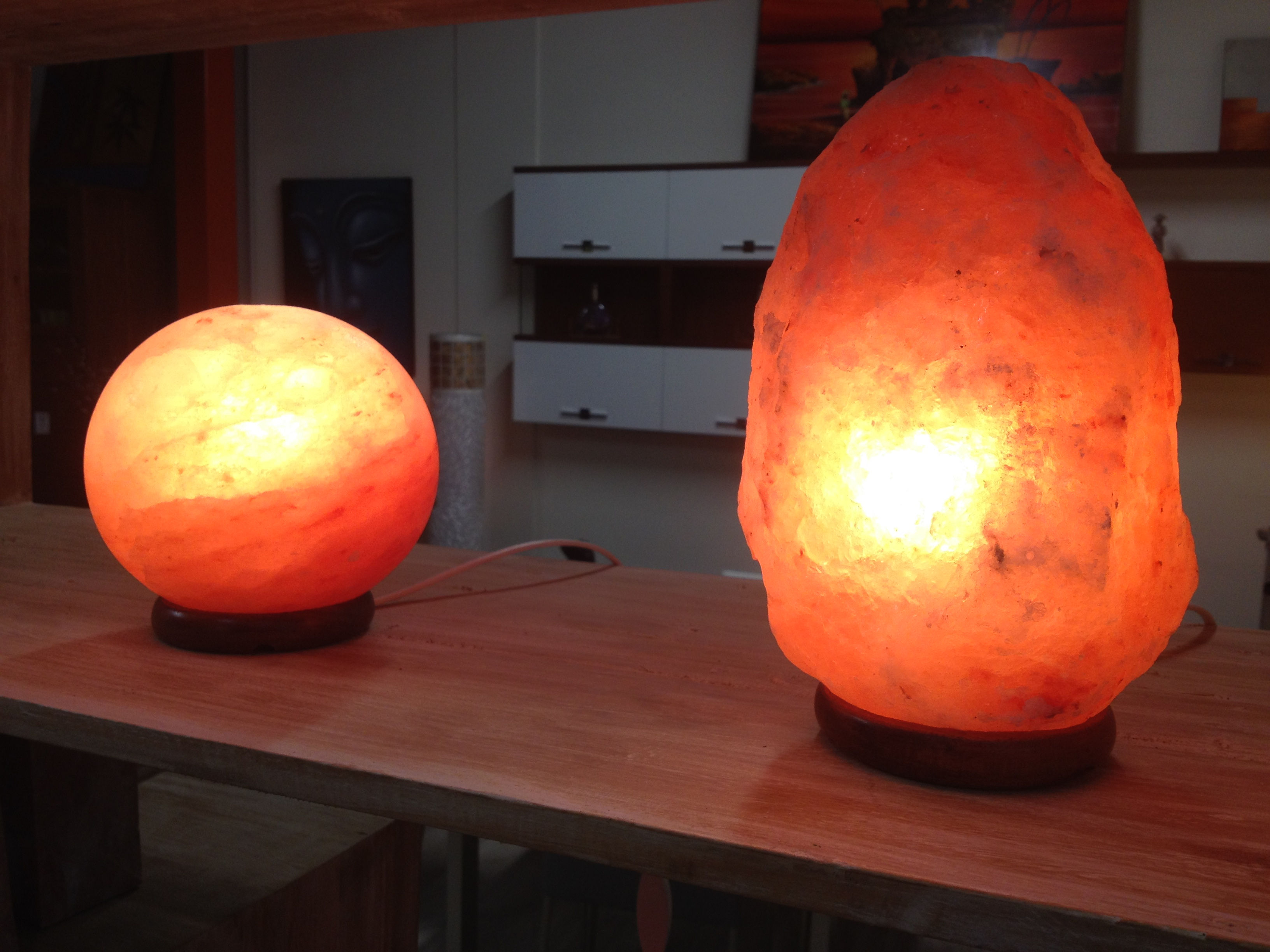 Lampada sale dell'Himalaya