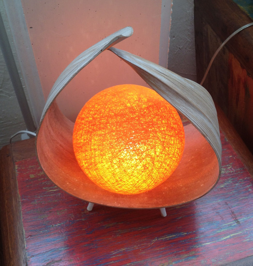Miniatura: ABBRACCIO Lampada Foglie di cocco