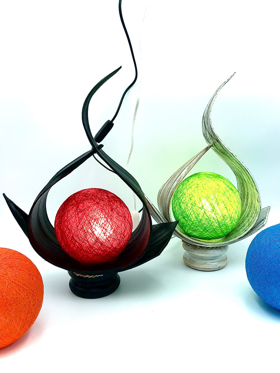 Miniatura: DELTA Lampada Foglie di Cocco
