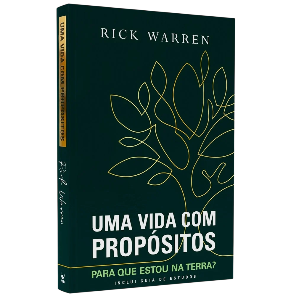 Livro Uma Vida Com Propósitos Com Guia De Estudos - Rick Warren 