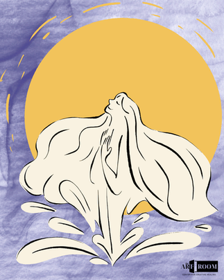 person emerging