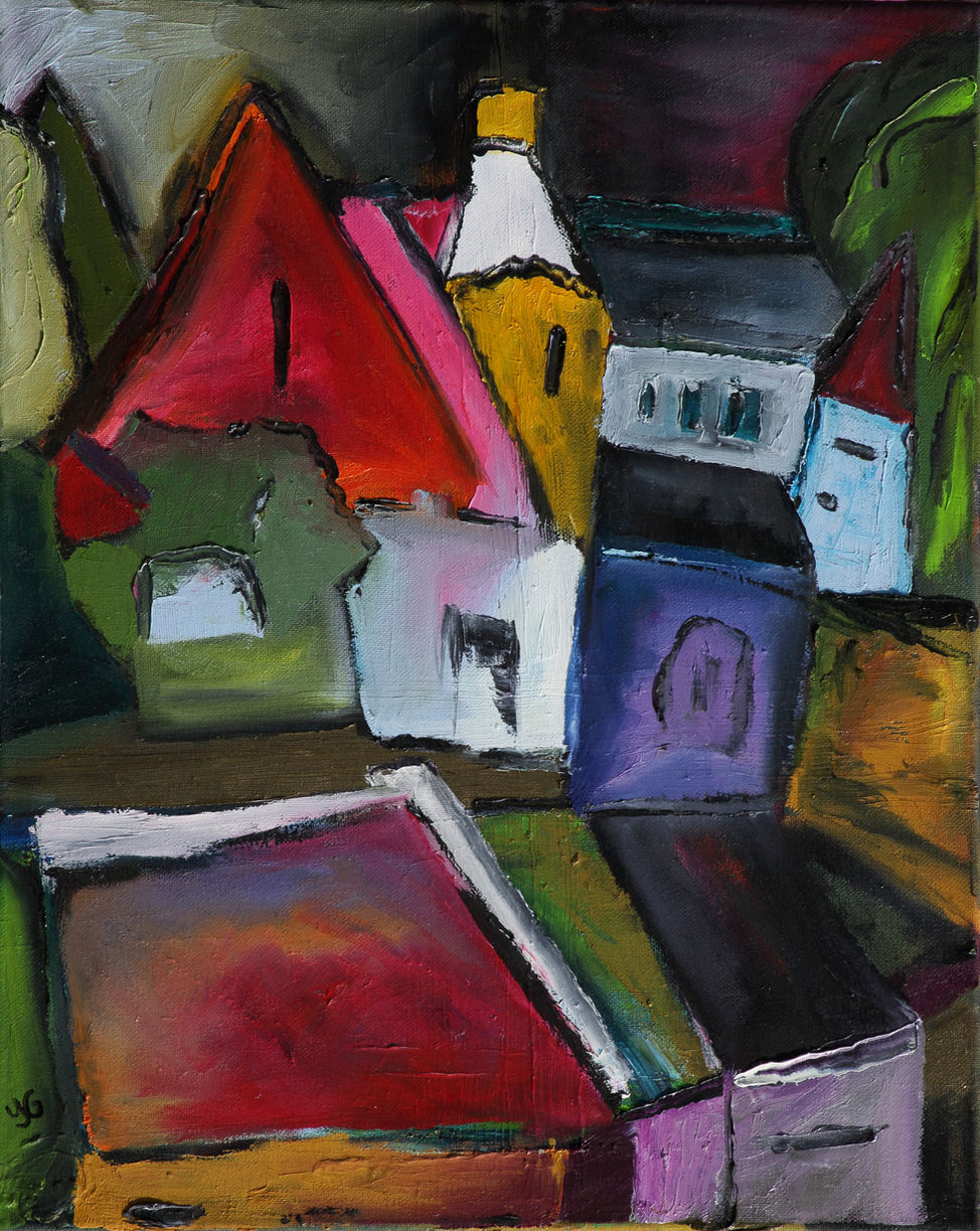 Lo'maria 
Huile sur toile, 40 x 50 cm