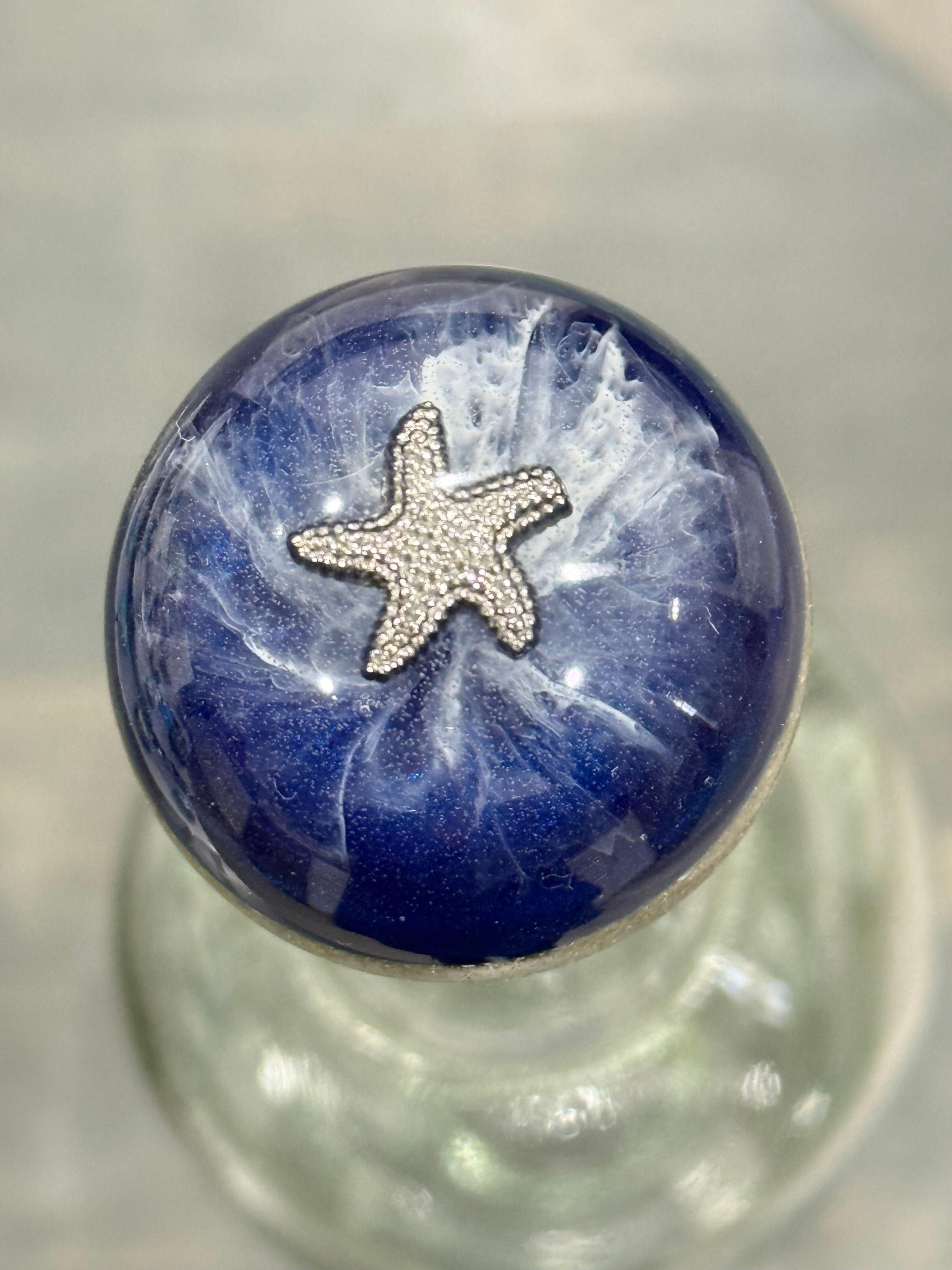 Ocean Resin Wine Bottle Toppers