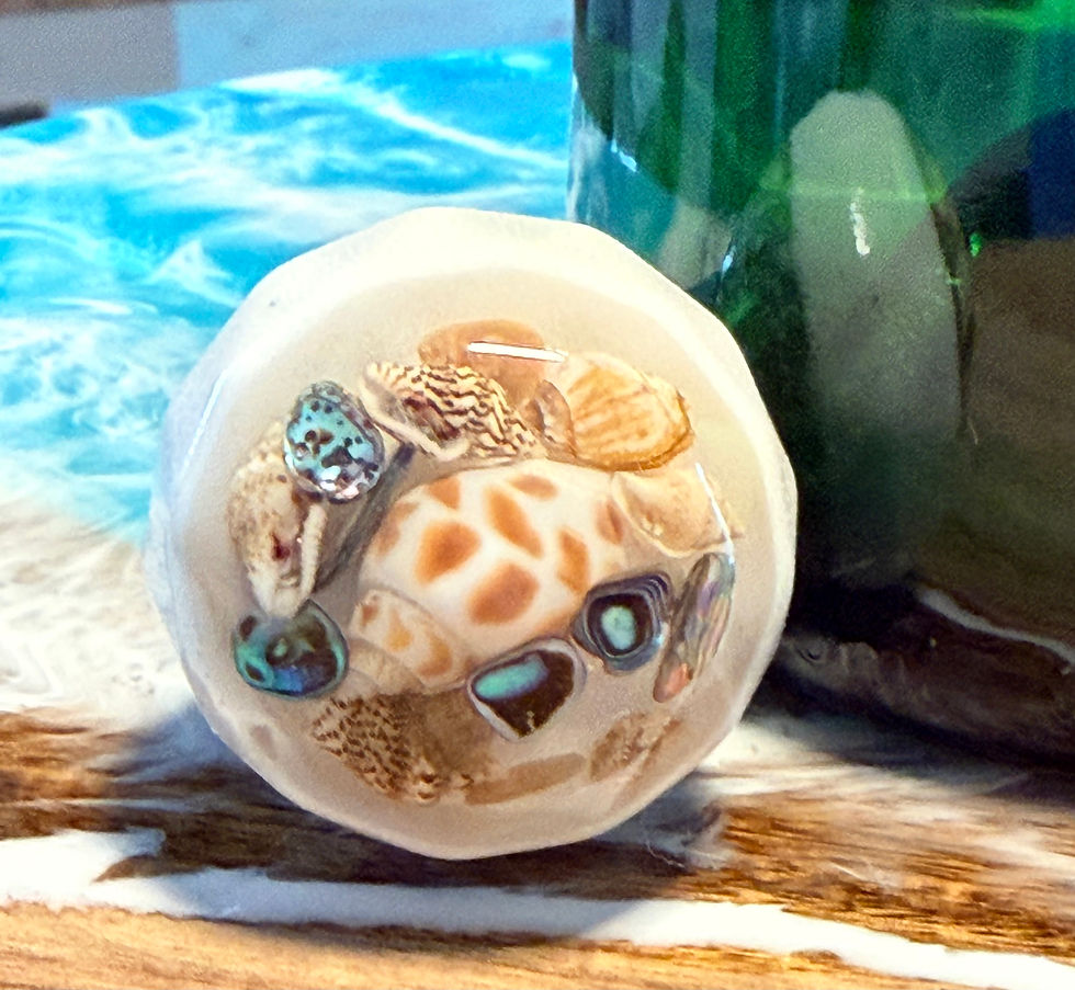 Ocean Resin Wine Bottle Toppers